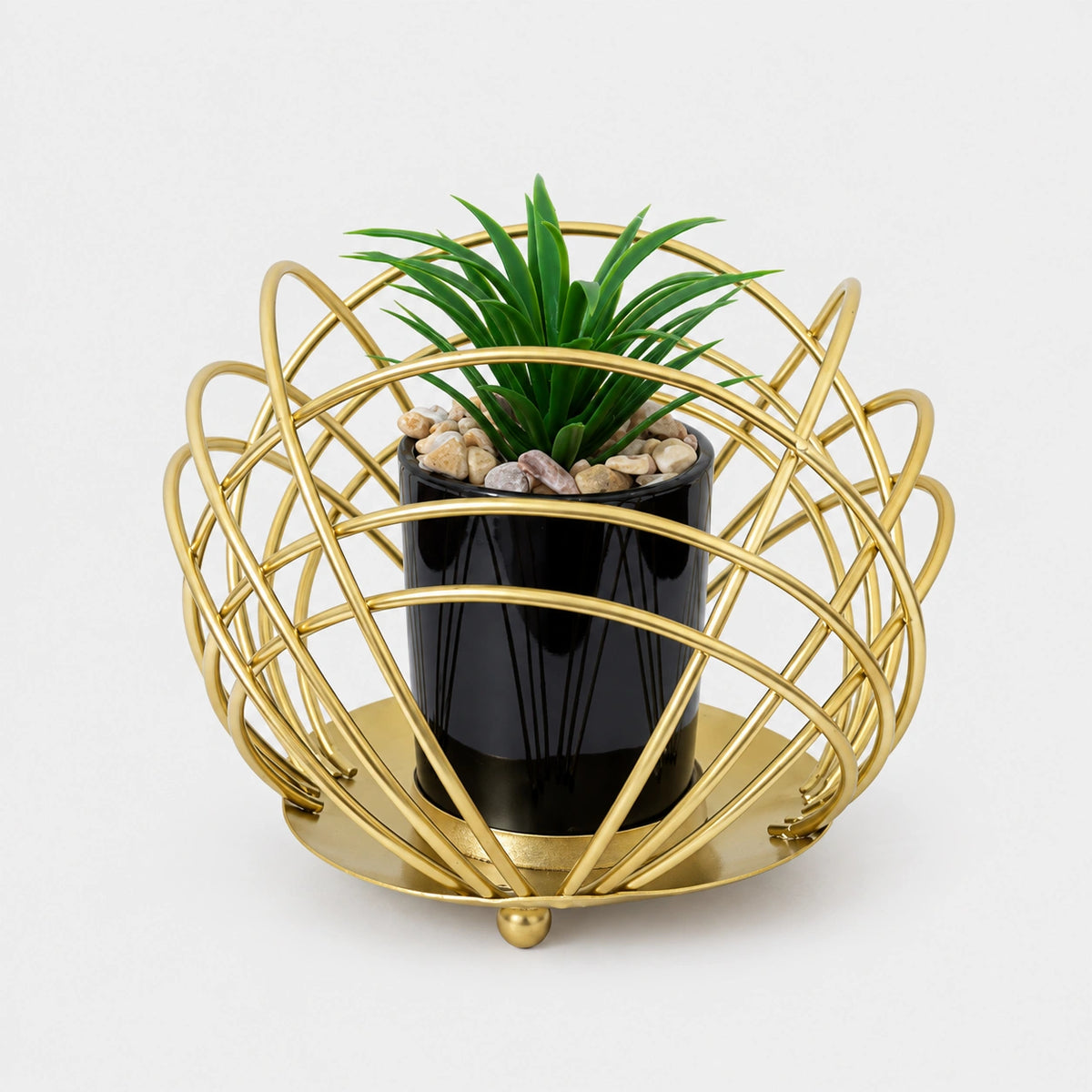 Gold Ring Desk Planter