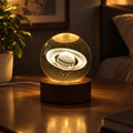 3D Crystal Ball Lamp (Saturn)