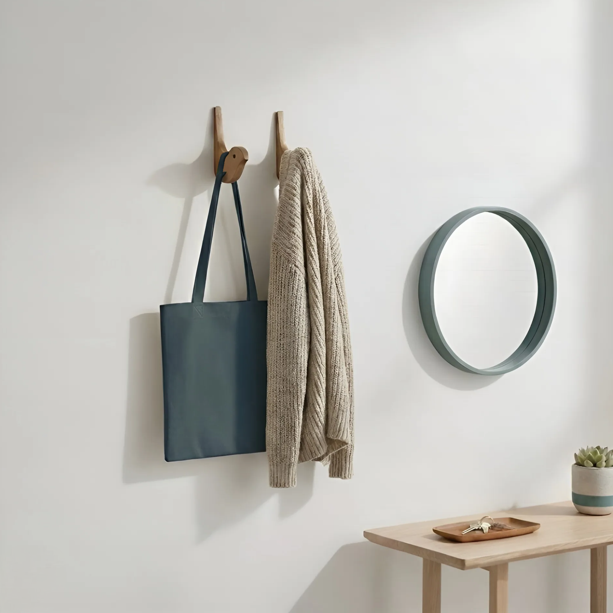 Wood Sparrow Hangers