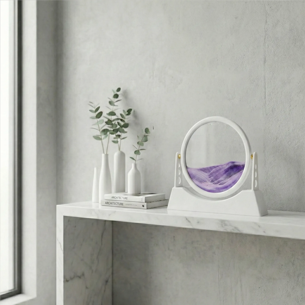 Purple Moving Sandscape