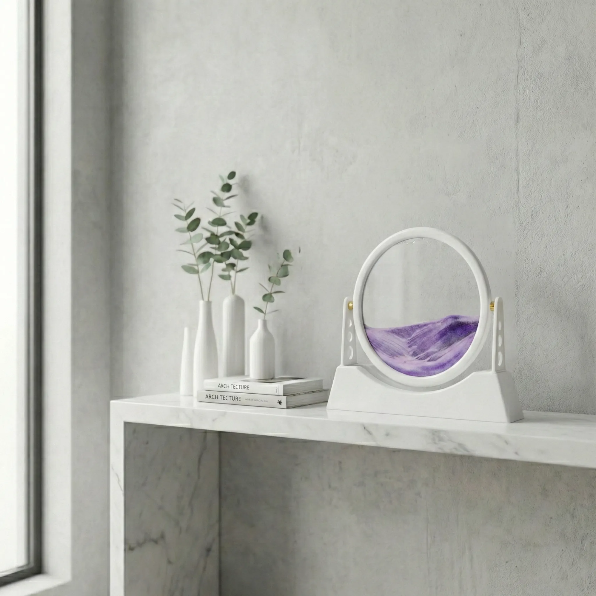 Purple Moving Sandscape