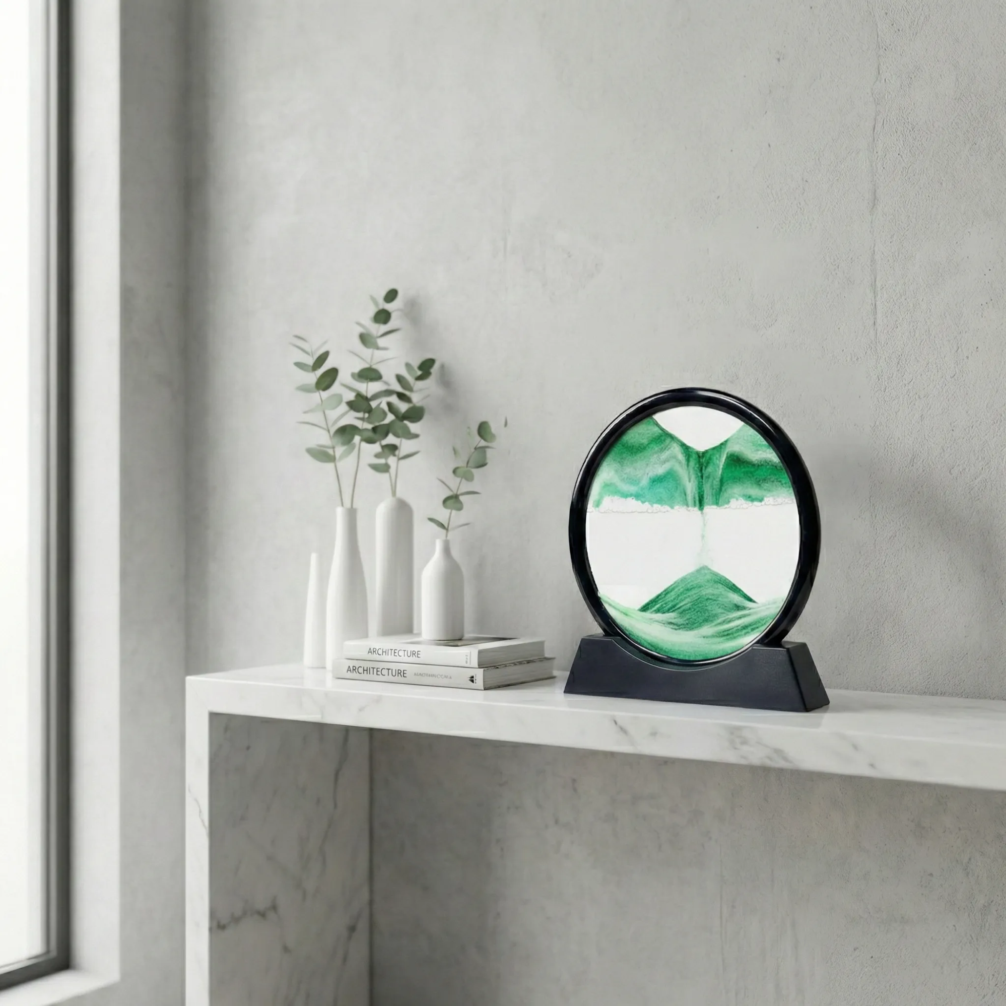 Green Moving Sandscape