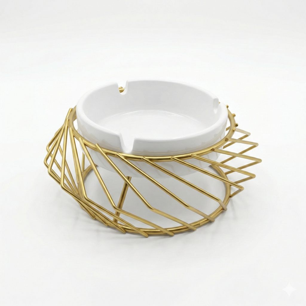 Swirl Ceramic Ashtray