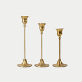 Gold Candlestick 3Pcs