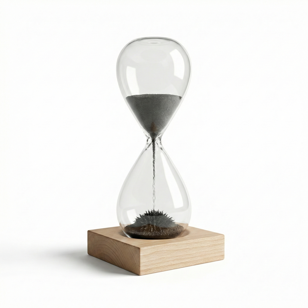 Magnetic Sand Hourglass