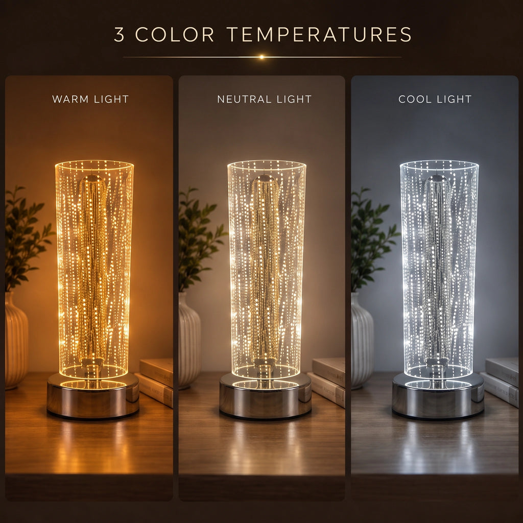 Star Drop Crystal Lamp