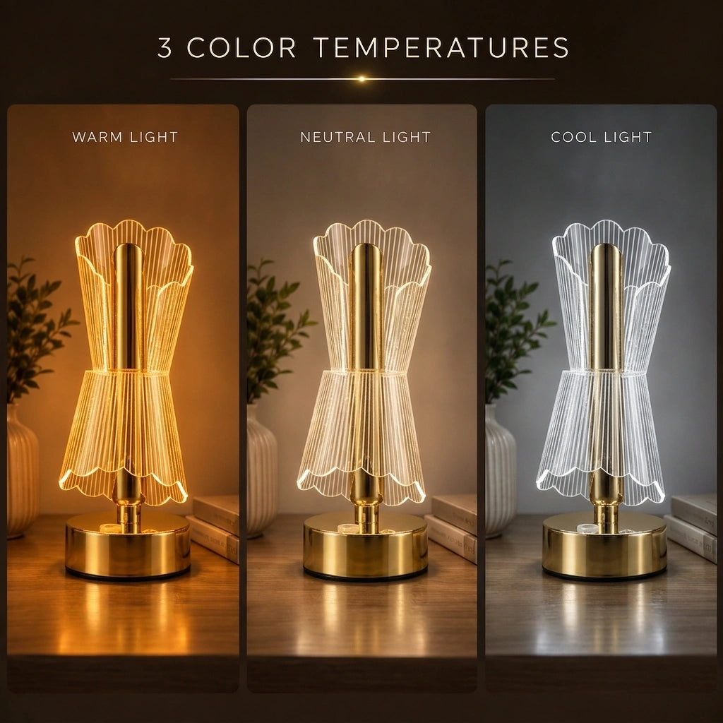 Fairy Wing Crystal Lamp