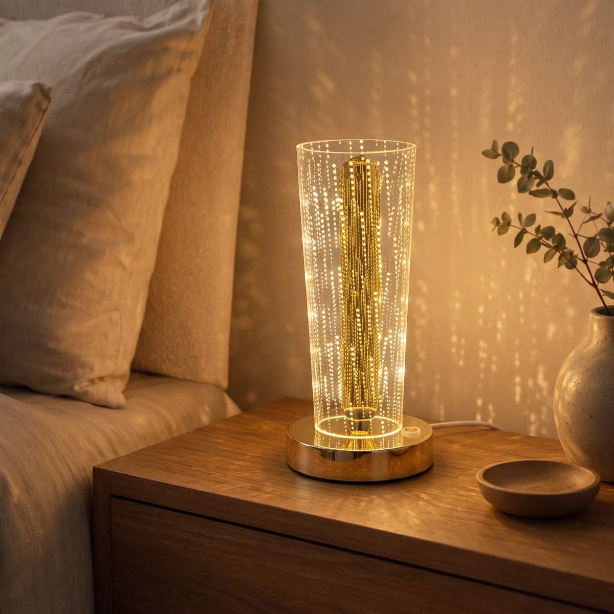 Star Drop Crystal Lamp