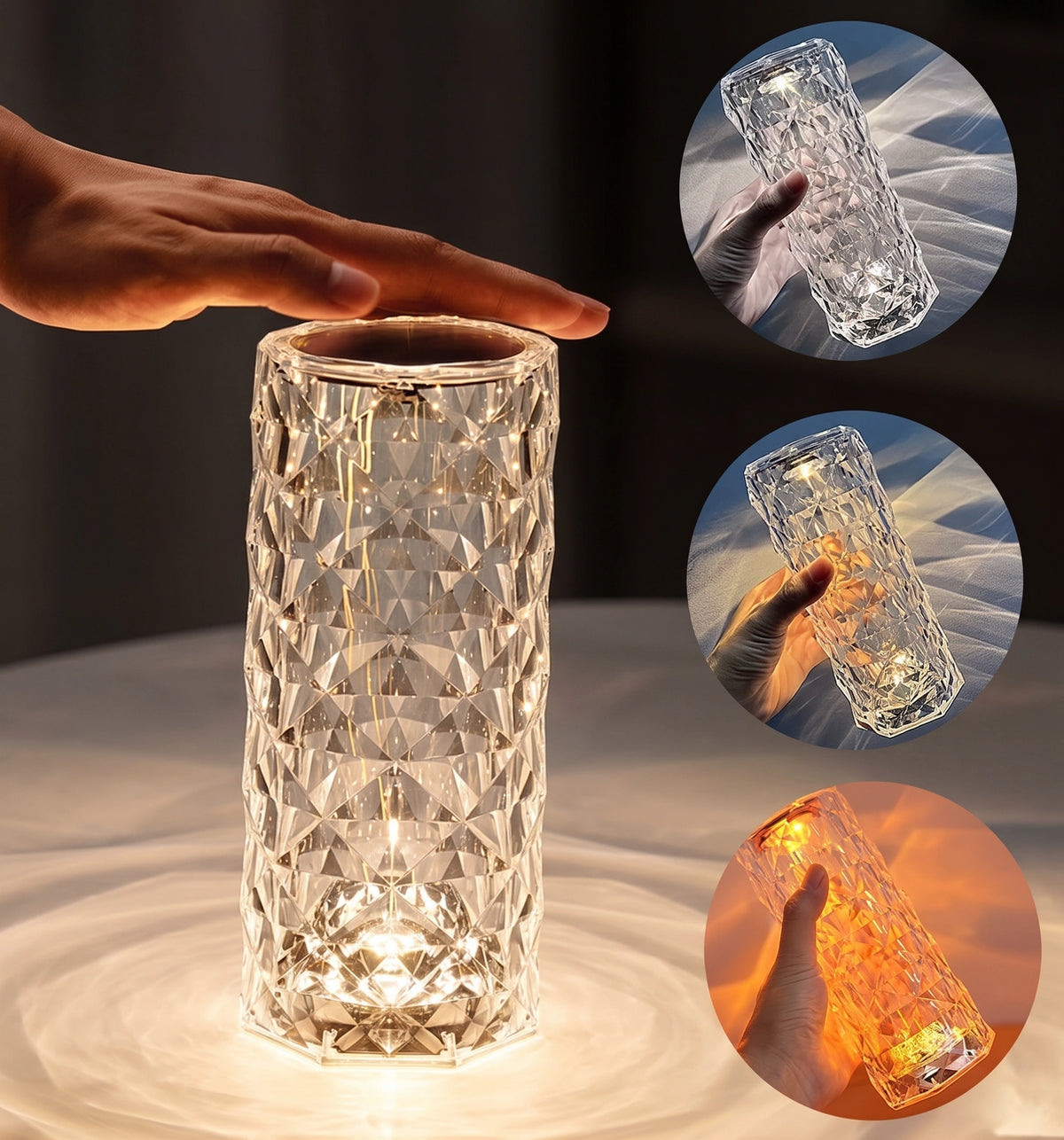 Diamond Crystal Lamp RGB
