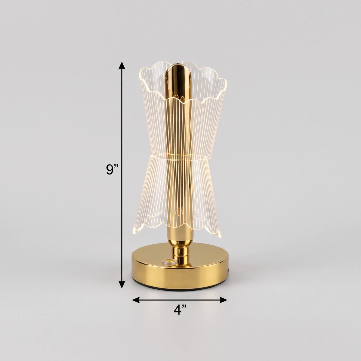 Fairy Wing Crystal Lamp