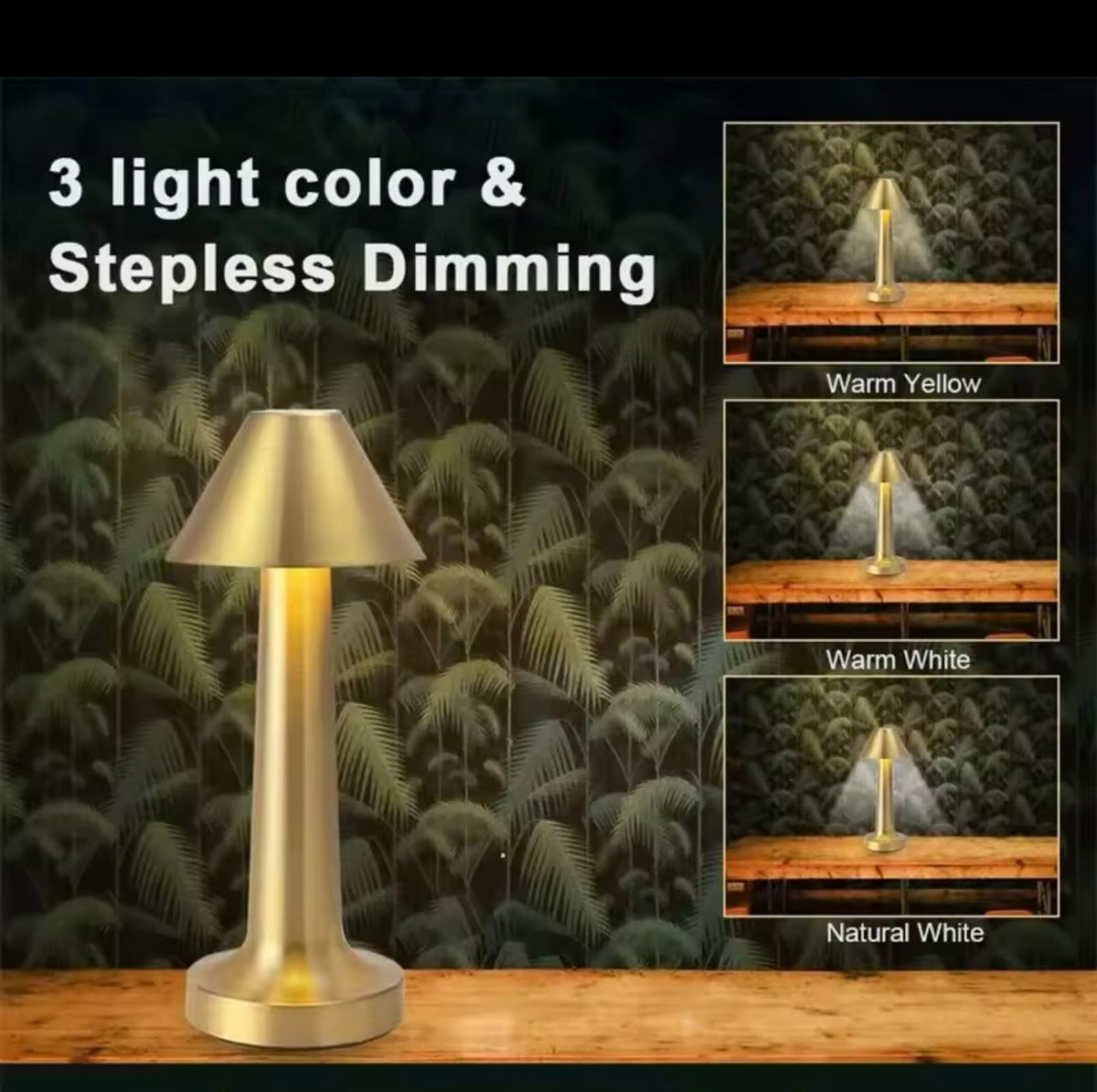 Dual-Tone Lamp (Cone)